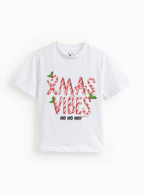 Xmas Vibes Slogan Graphic T-Shirt 13 years
