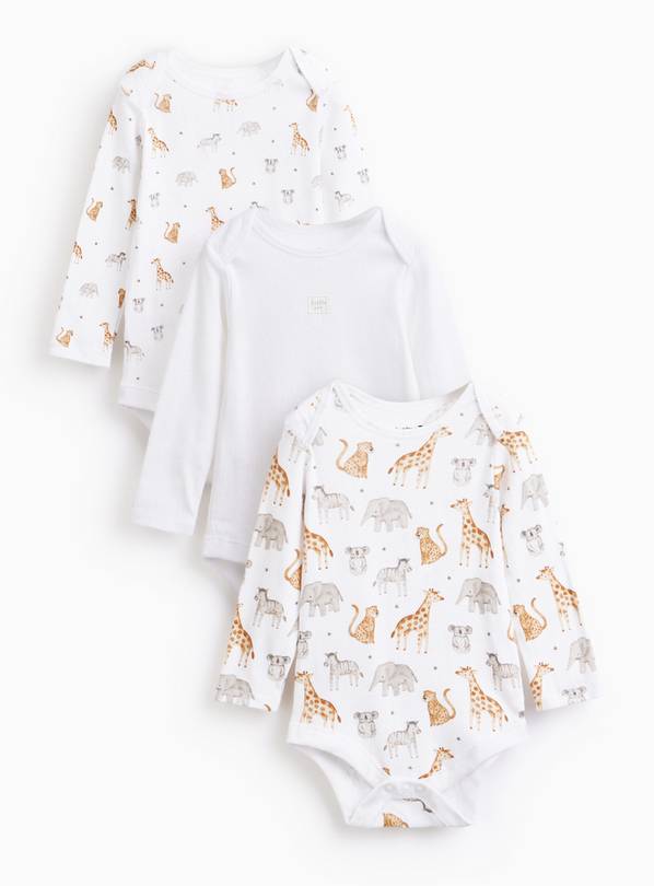 Safari Print Bodysuit 4 Pack 18-24 months