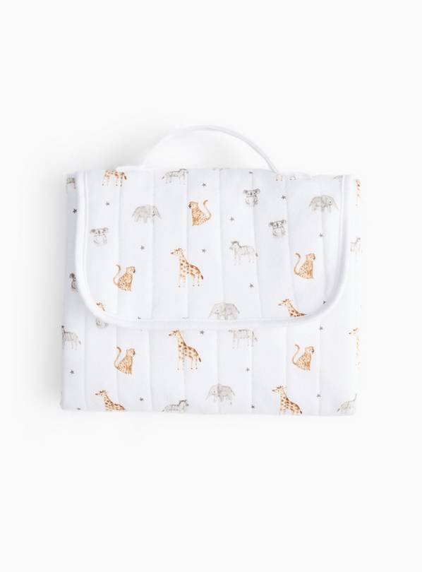 Safari Printed Travel Changing Mat  One Size