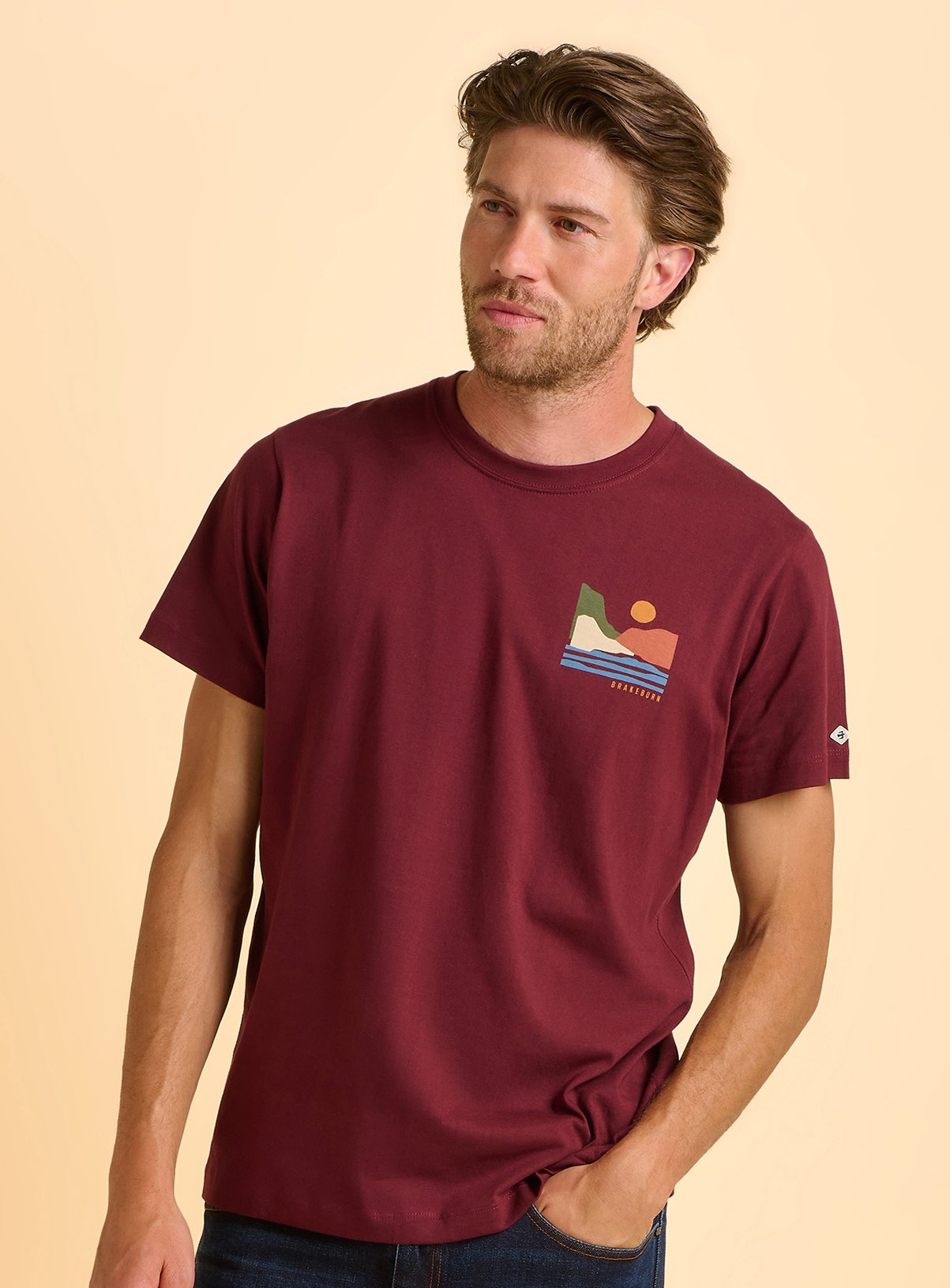 Men's Red BRAKEBURN Chillington T Shirt
