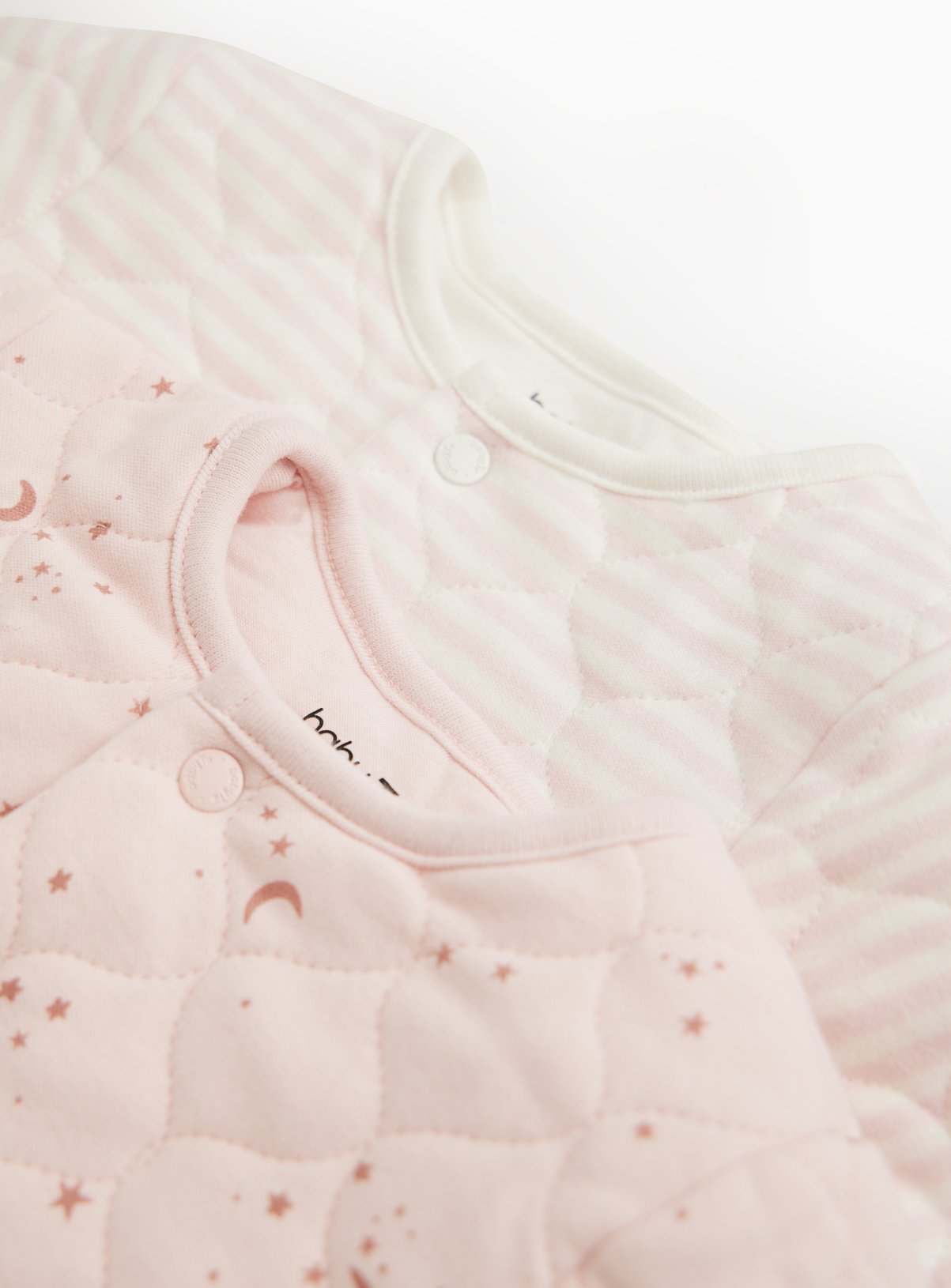 Stars & Stripes Print Quilted 2.5 Tog Sleepsuit 2 Pack 18-24 months - Image 2 thumbnail