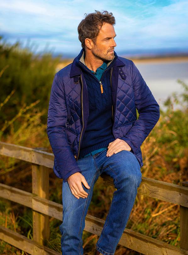 BRAKEBURN Taplow Diamond Quilted Jacket L