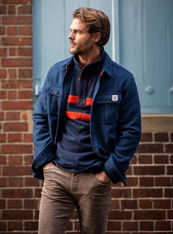 BRAKEBURN Alum Quarter Zip Sweatshirt XXL