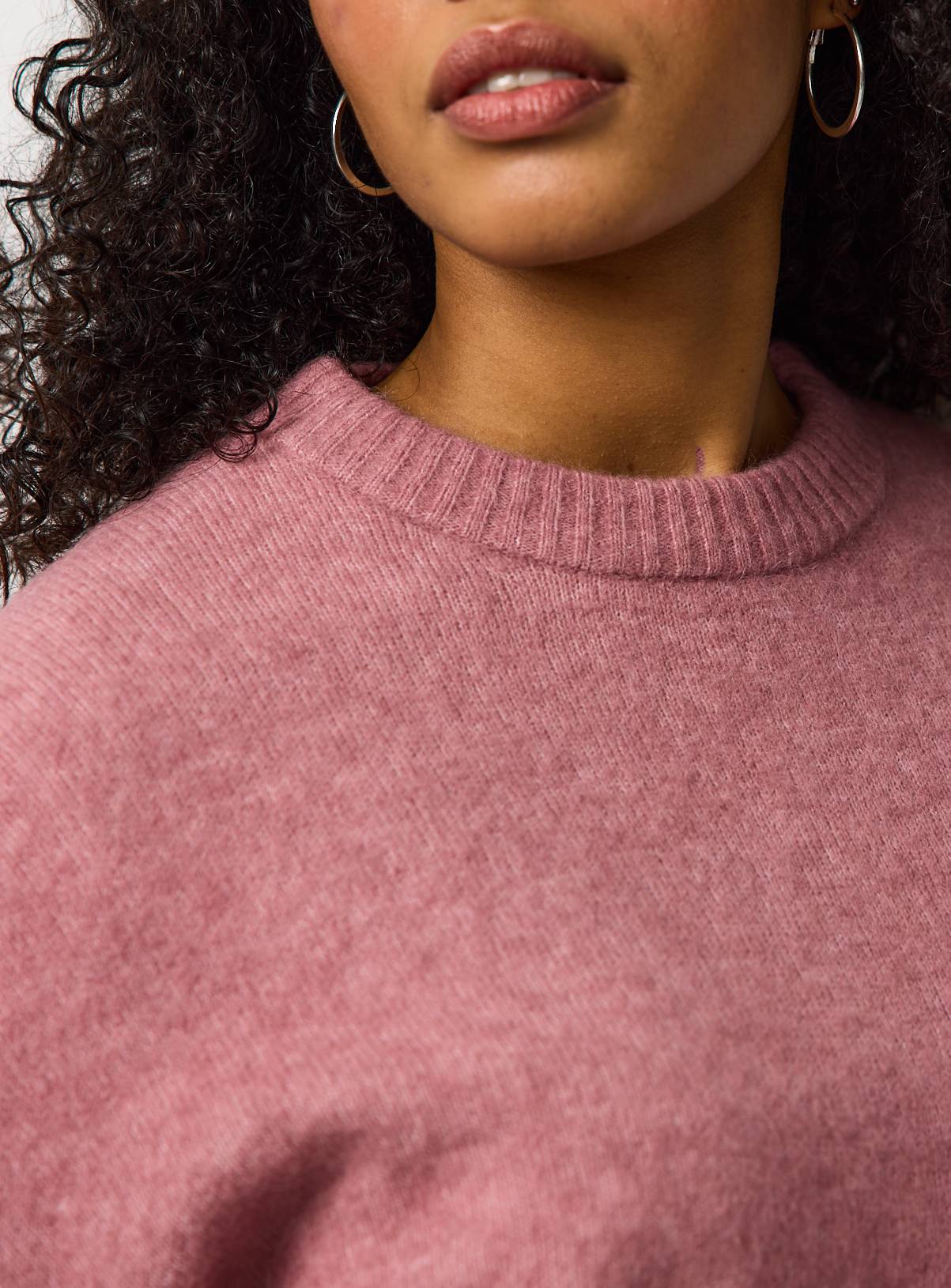 Alpaca Relaxed Crew Neck Jumper XL - Image 2