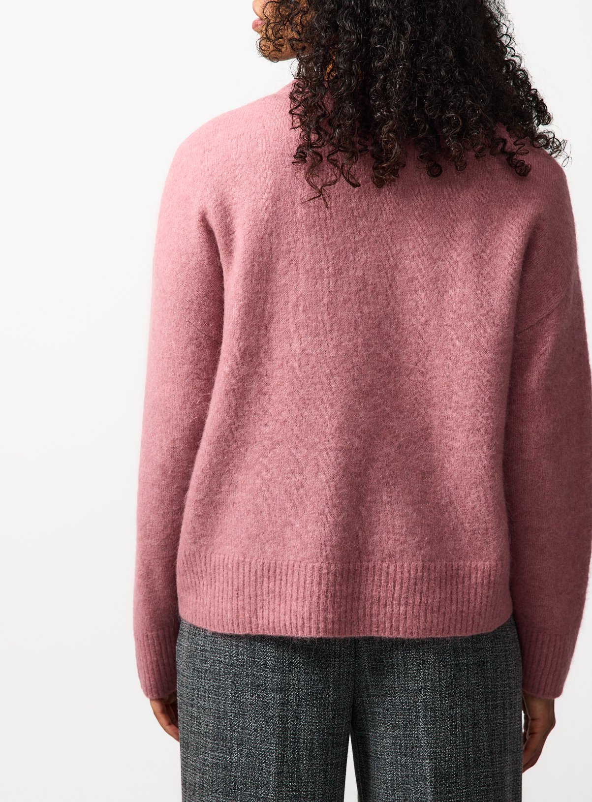 Alpaca Relaxed Crew Neck Jumper XL - Image 4 thumbnail