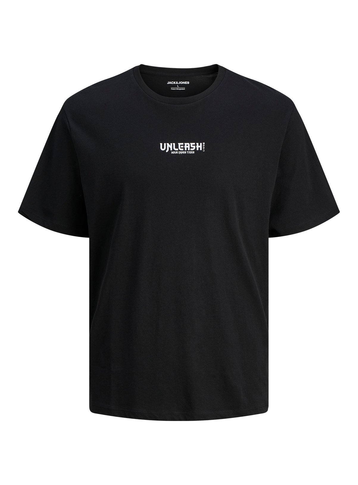 Black JACK & JONES JUNIOR Miko T-Shirt Black - Jack and Jones Junior by Sainsbury's