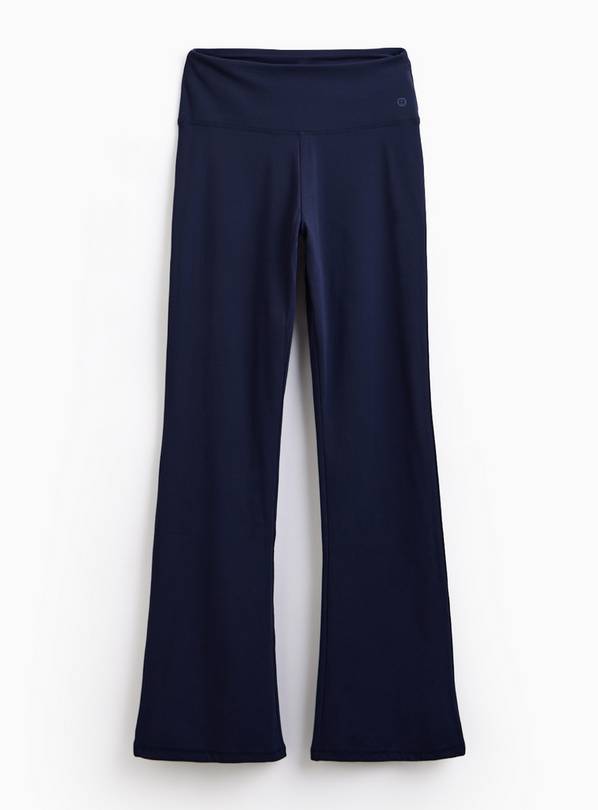 REAKTIV Navy Yoga Flared Soft Touch Pocket Leggings XL