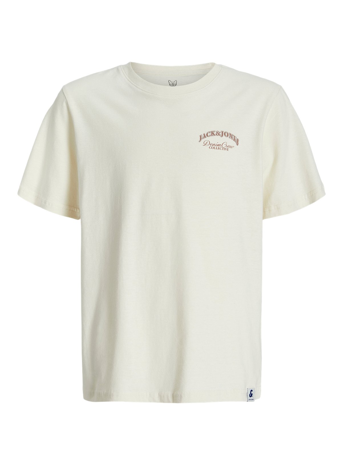 White White JACK &JONES JUNIOR Brandes Backp Relaxed T-Shirt (10 Years) - Tu by Sainsbury's
