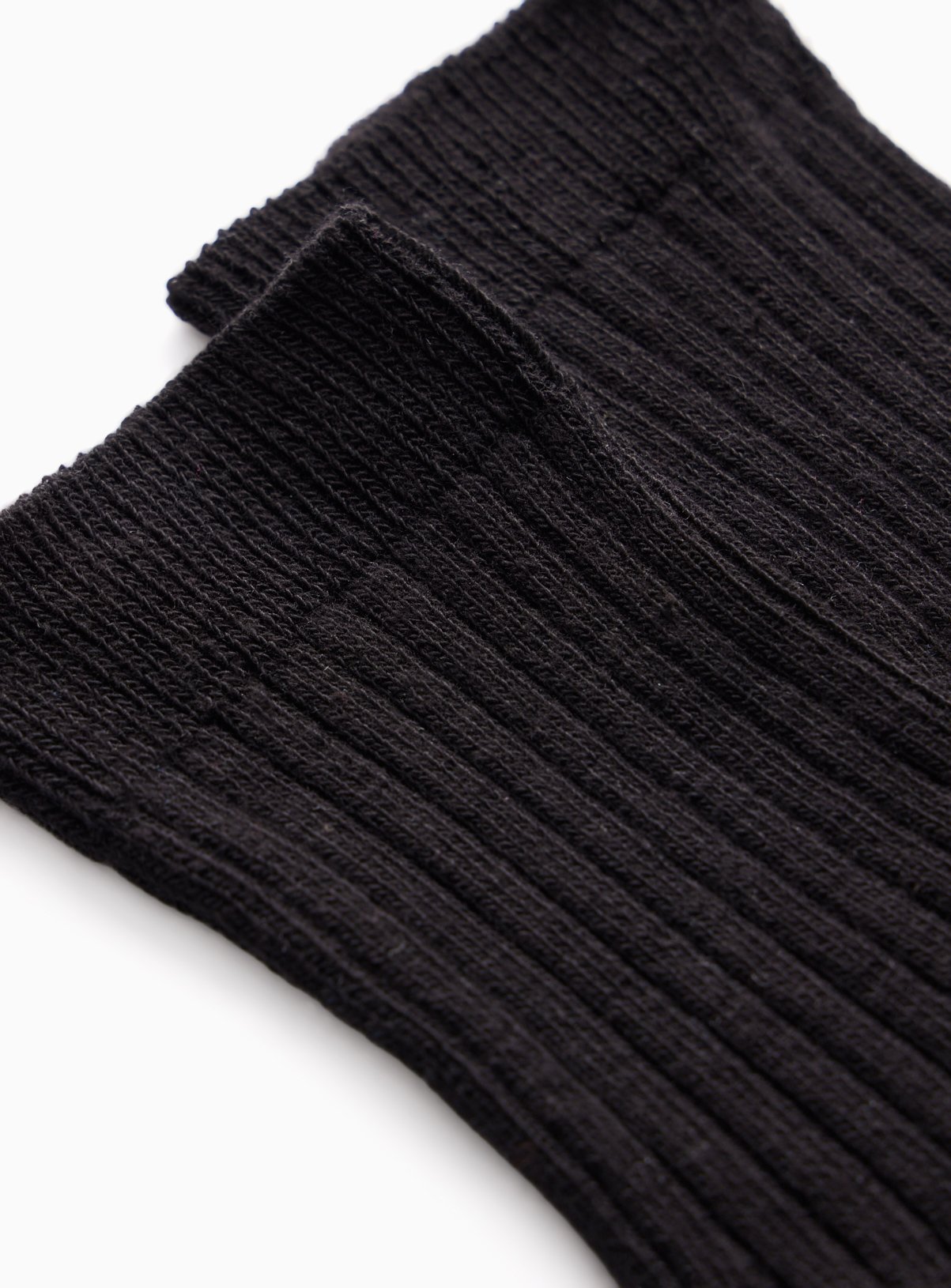 Black Ribbed Ankle Socks 5 Pack 9-12 Infant - Image 2 thumbnail