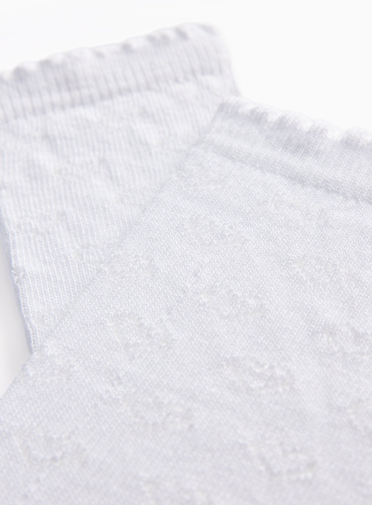 White Heart Print Knee High Socks 5 Pack 6-8.5 Infant - Image 2 thumbnail