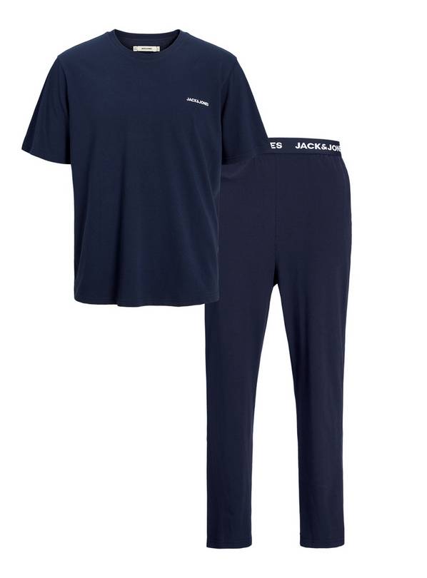 JACK & JONES JUNIOR Everest T-Shirt and Pant Loungewear Set Navy 8 years