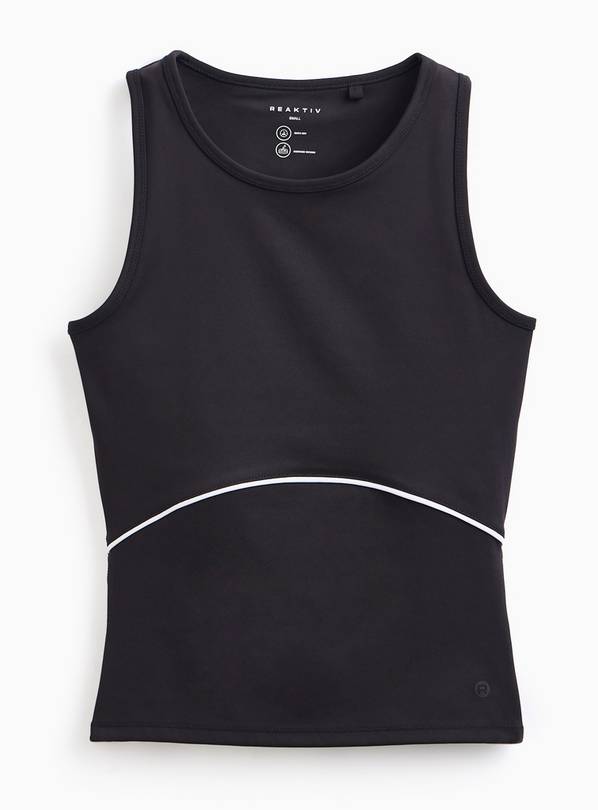REAKTIV Black Piped Performance Vest XL