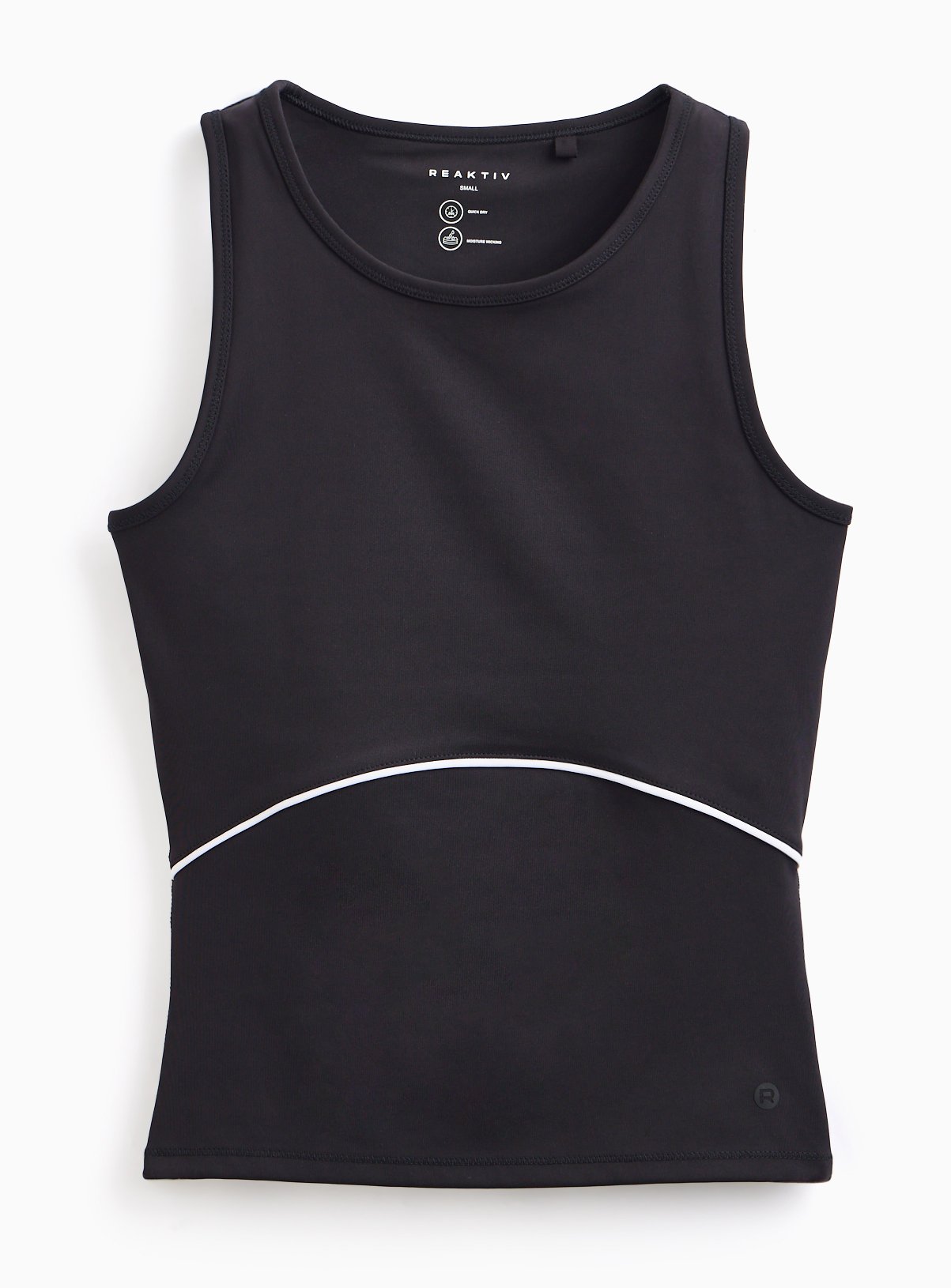 REAKTIV Black Piped Performance Vest M - Image 3 thumbnail
