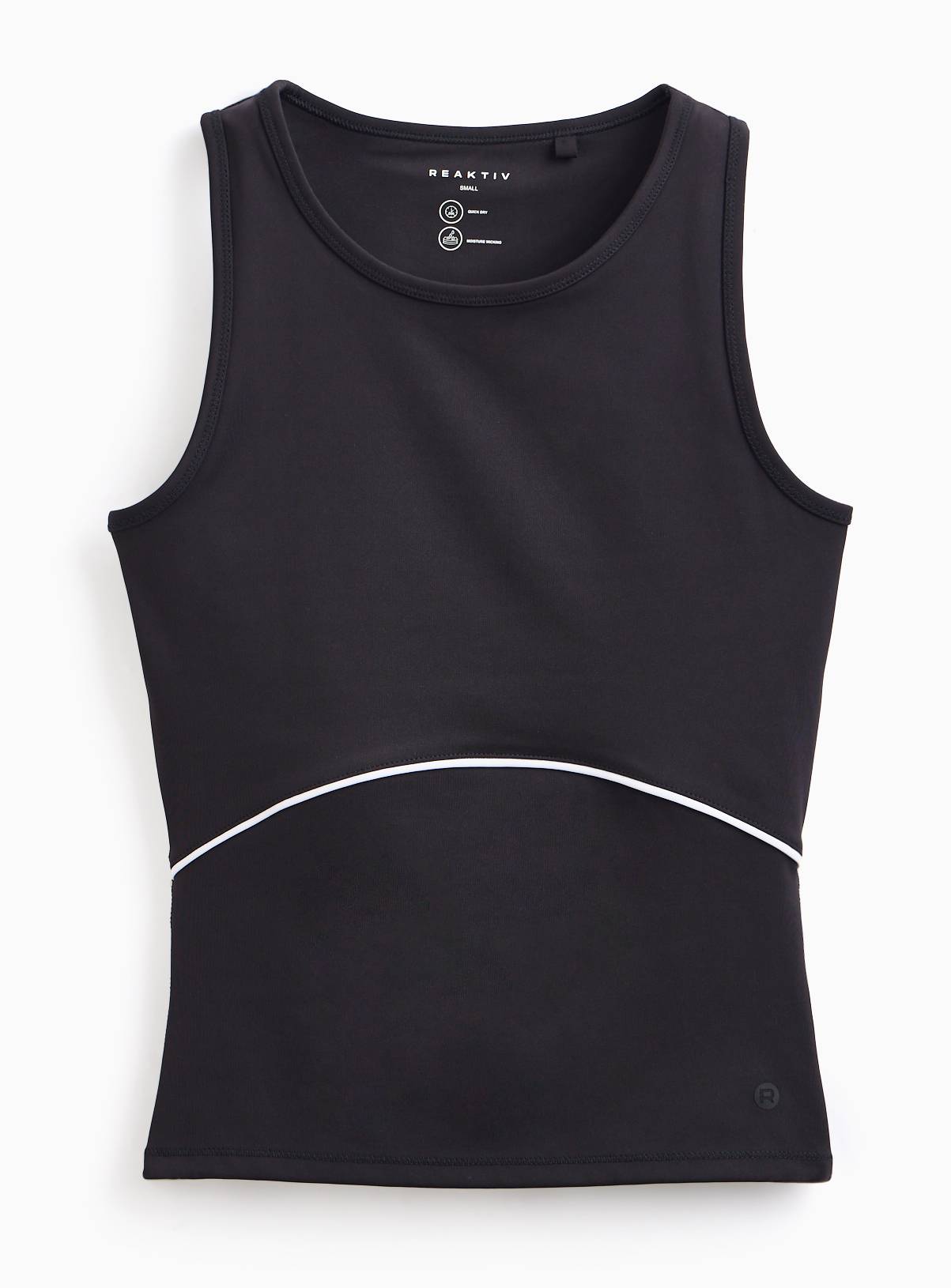 REAKTIV Black Piped Performance Vest M - Image 3