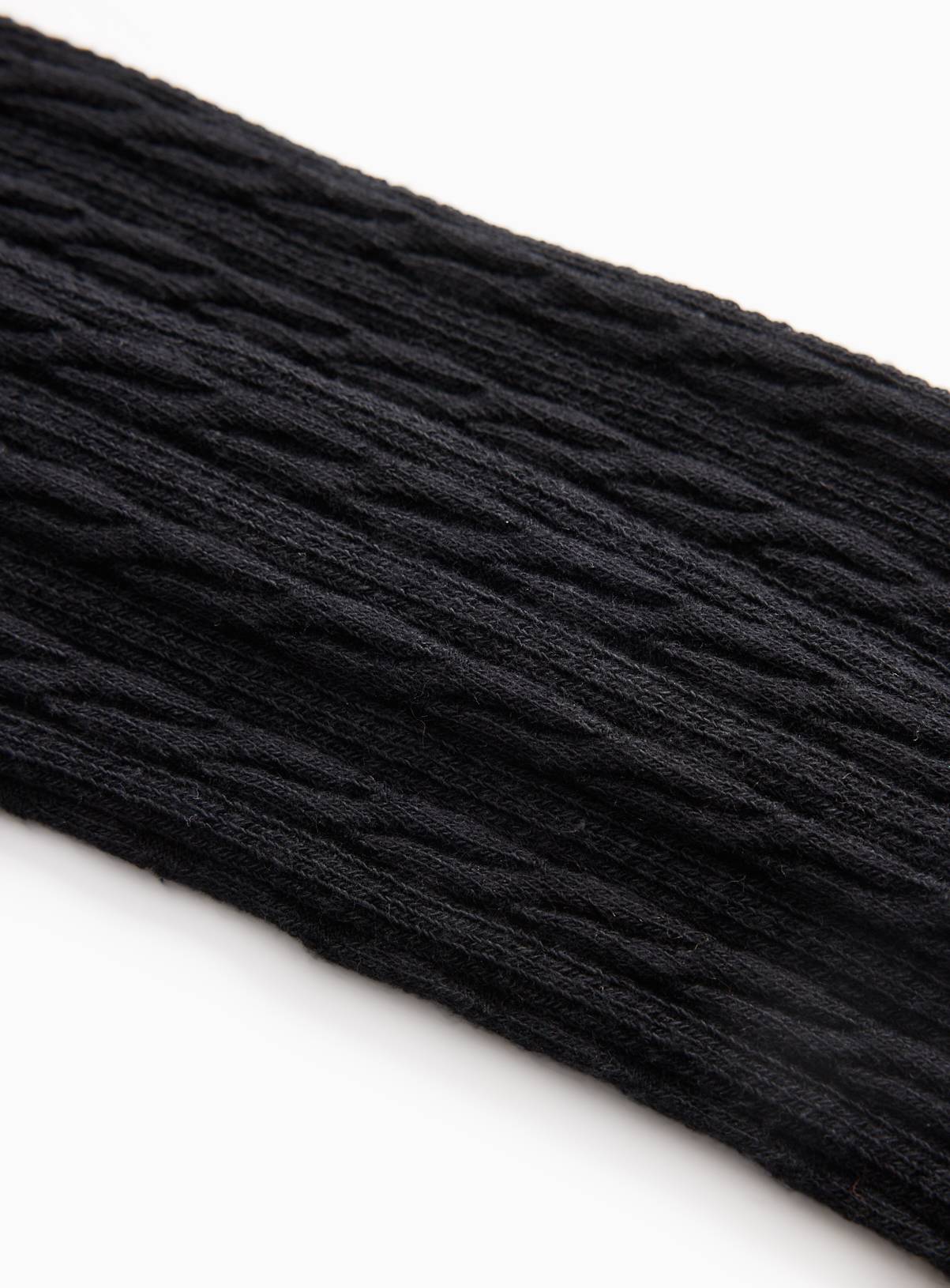 Black Cable Knit Tights 3 Pack 2-3 years - Image 2