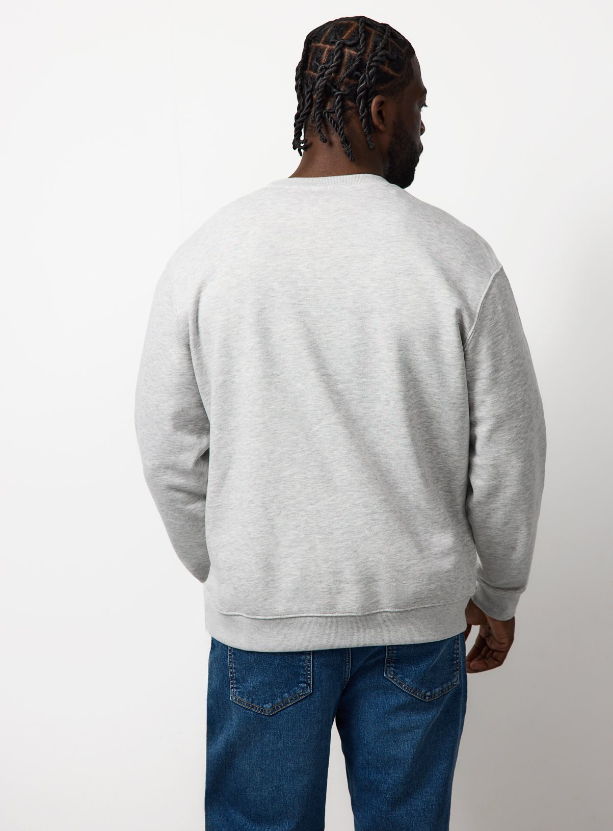 The Ultimate Grey Marl Sweatshirt XXL - Image 5 thumbnail