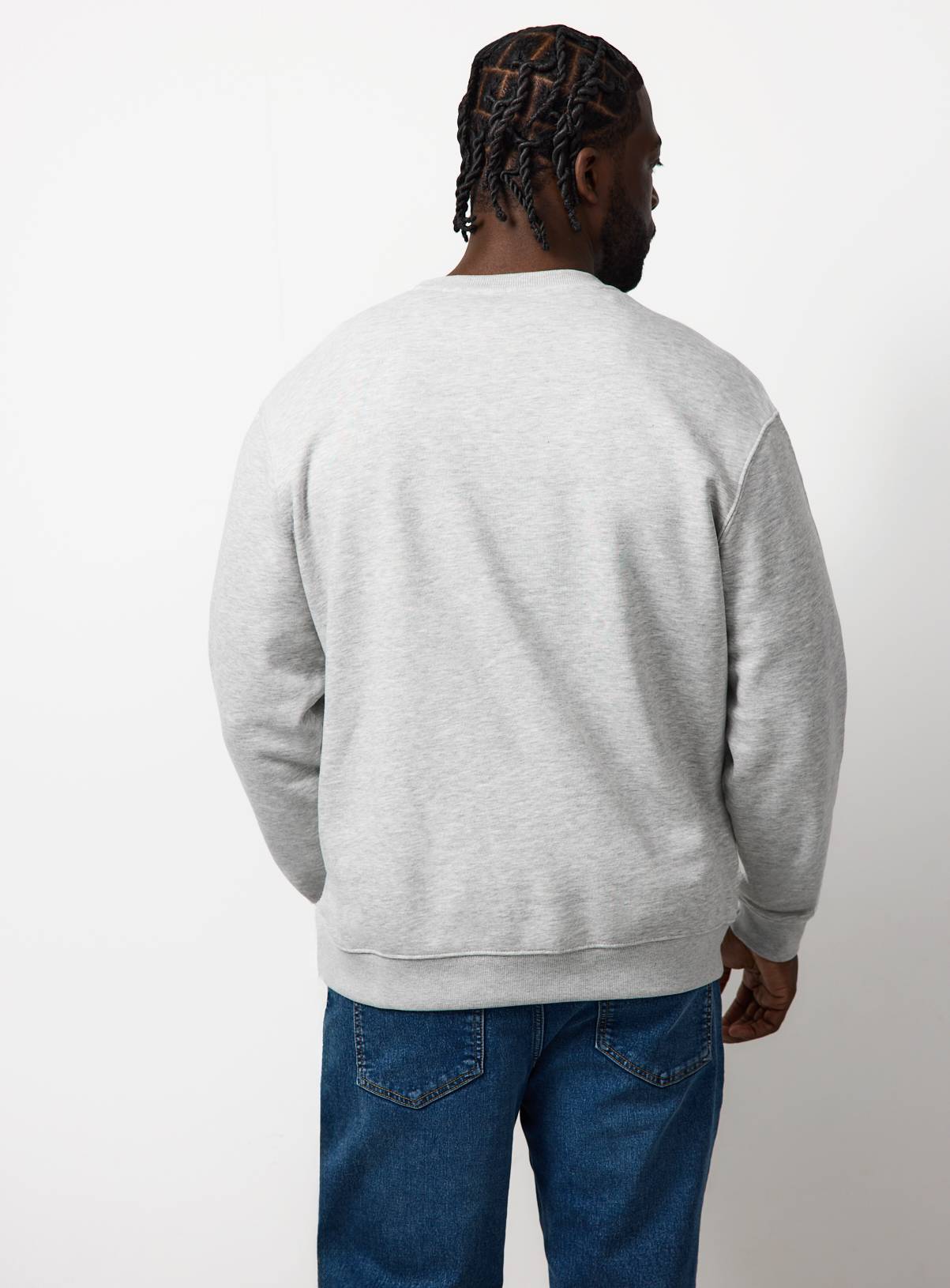 The Ultimate Grey Marl Sweatshirt XXL - Image 5
