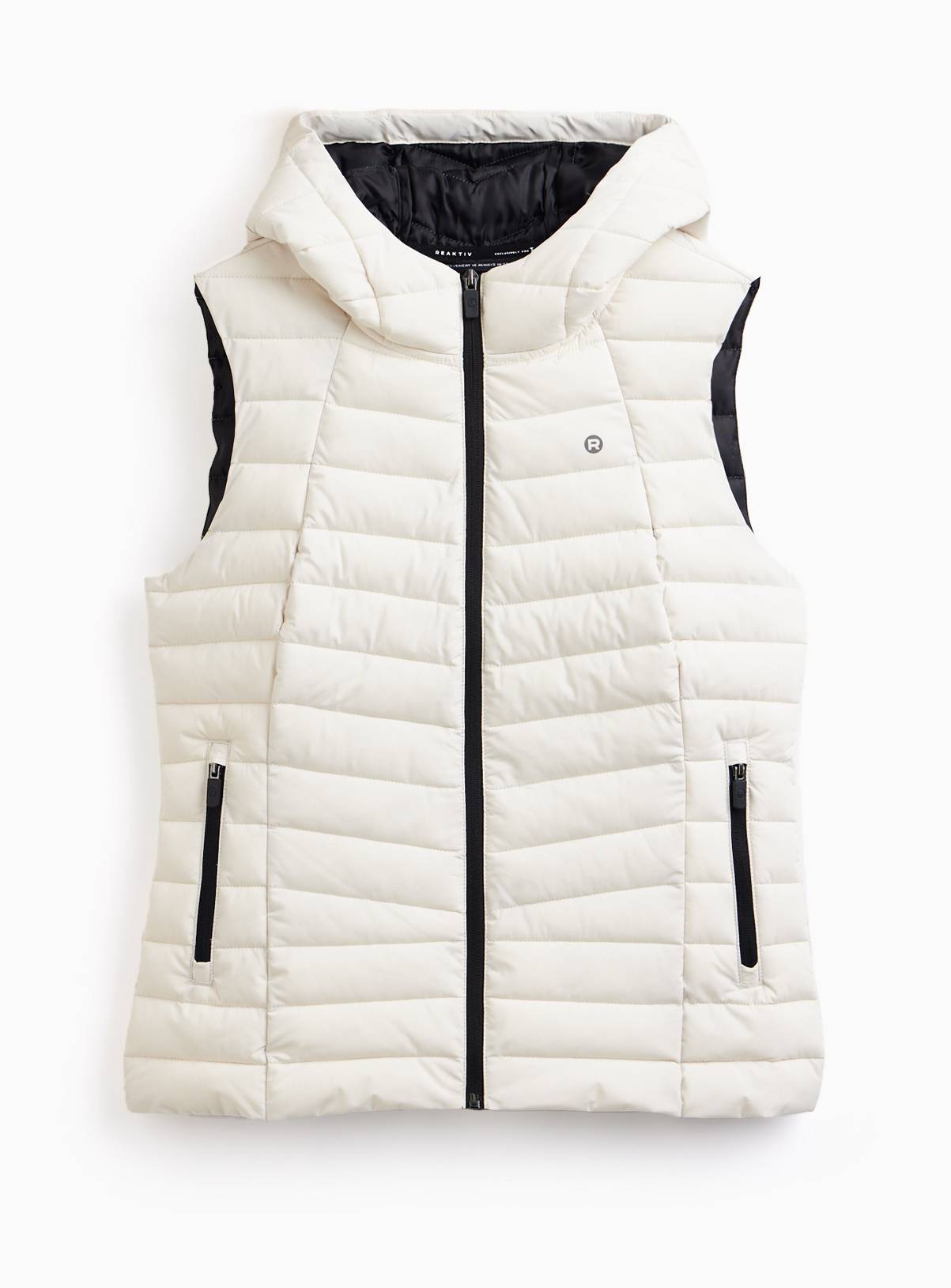 REAKTIV Cream Hooded Gilet L - Image 3