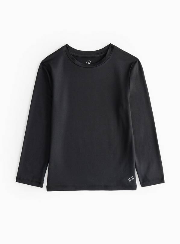 Black Base Layer Sports Top  12 years