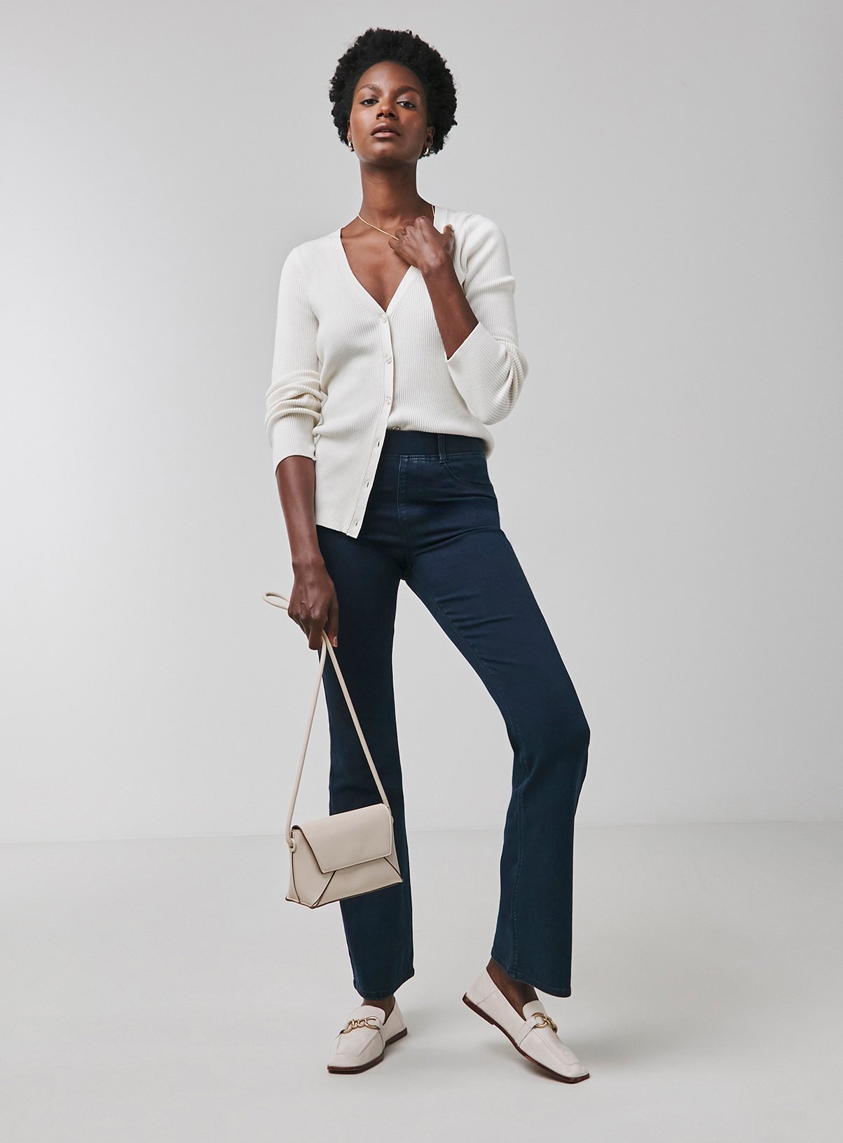 JD WILLIAMS Bootcut Jegging Indigo 26R - Image 3 thumbnail
