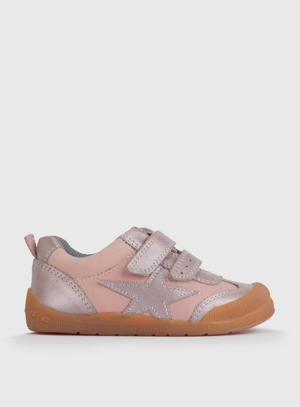 START-RITE Tickle Star Silver Pink Shoe 4 Infant