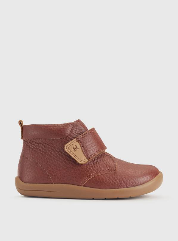 START-RITE Totter Tan Leather Boot 8 Infant