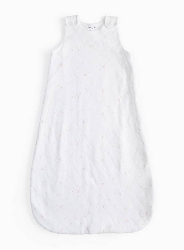 White Stars Print 1.5 Tog Sleeping Bag 6-12 months