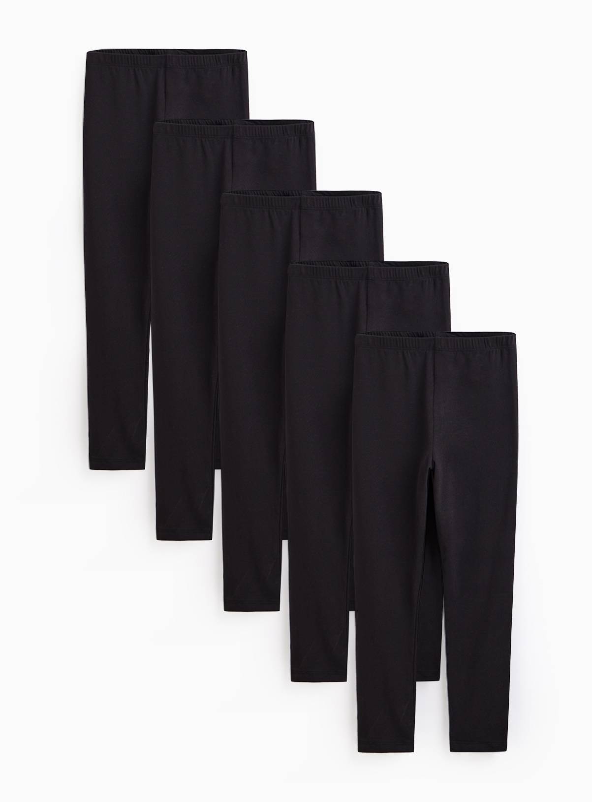 Black Leggings 5 Pack 13 years - Image 1