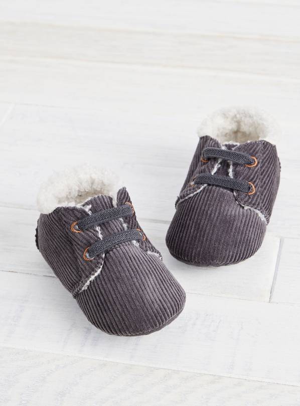 Navy Corduroy Booties 9-12 months
