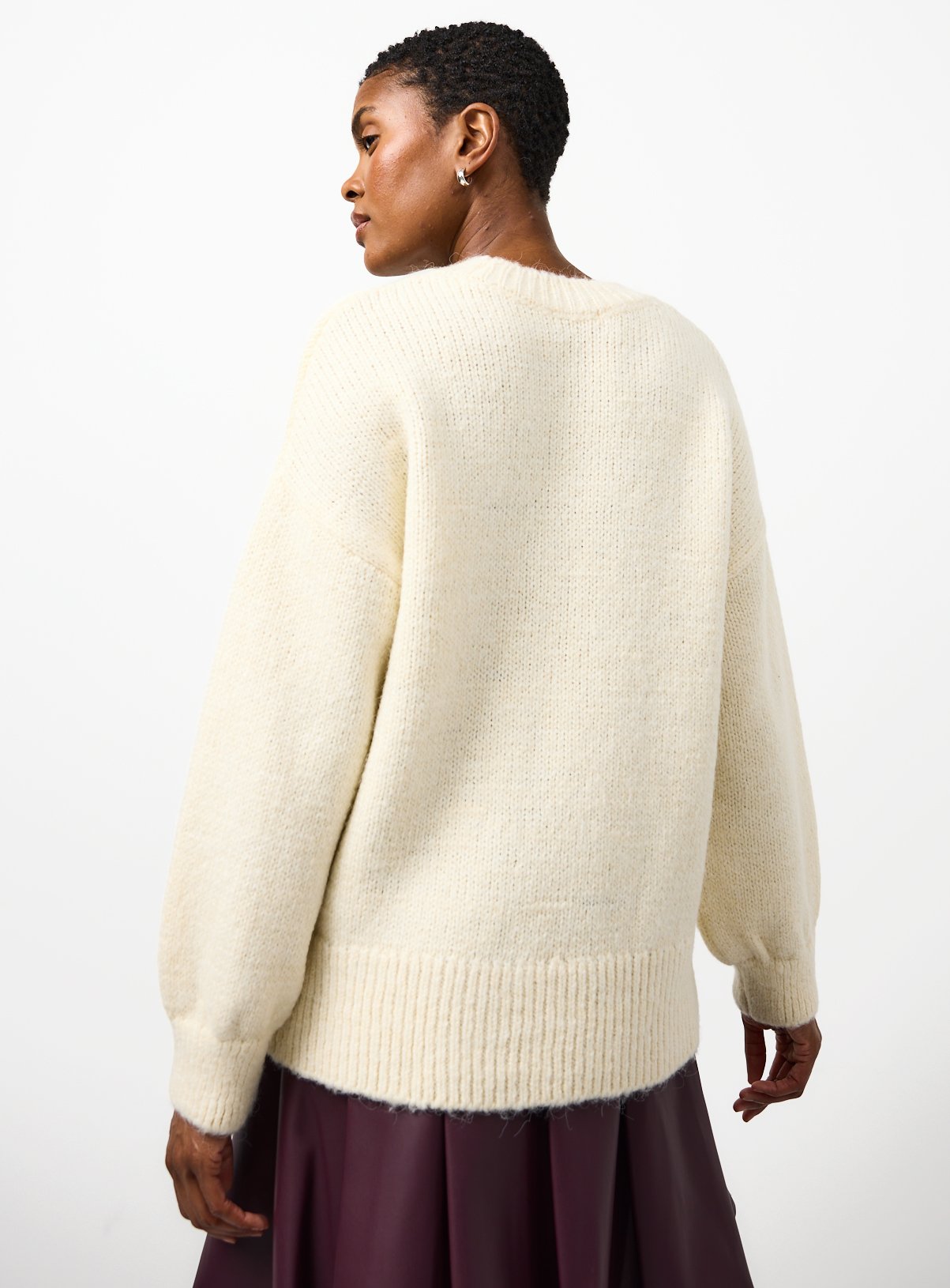 New York Slogan Knitted Crew Jumper 24 - Image 4 thumbnail