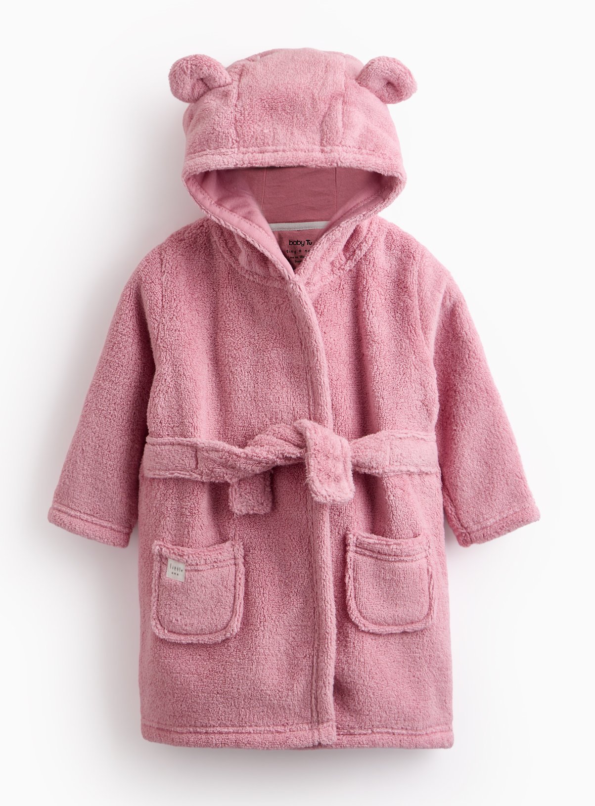 Pink Towelling Bathrobe Up to 3 mths