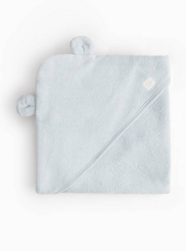 Blue Hooded Towel  One Size