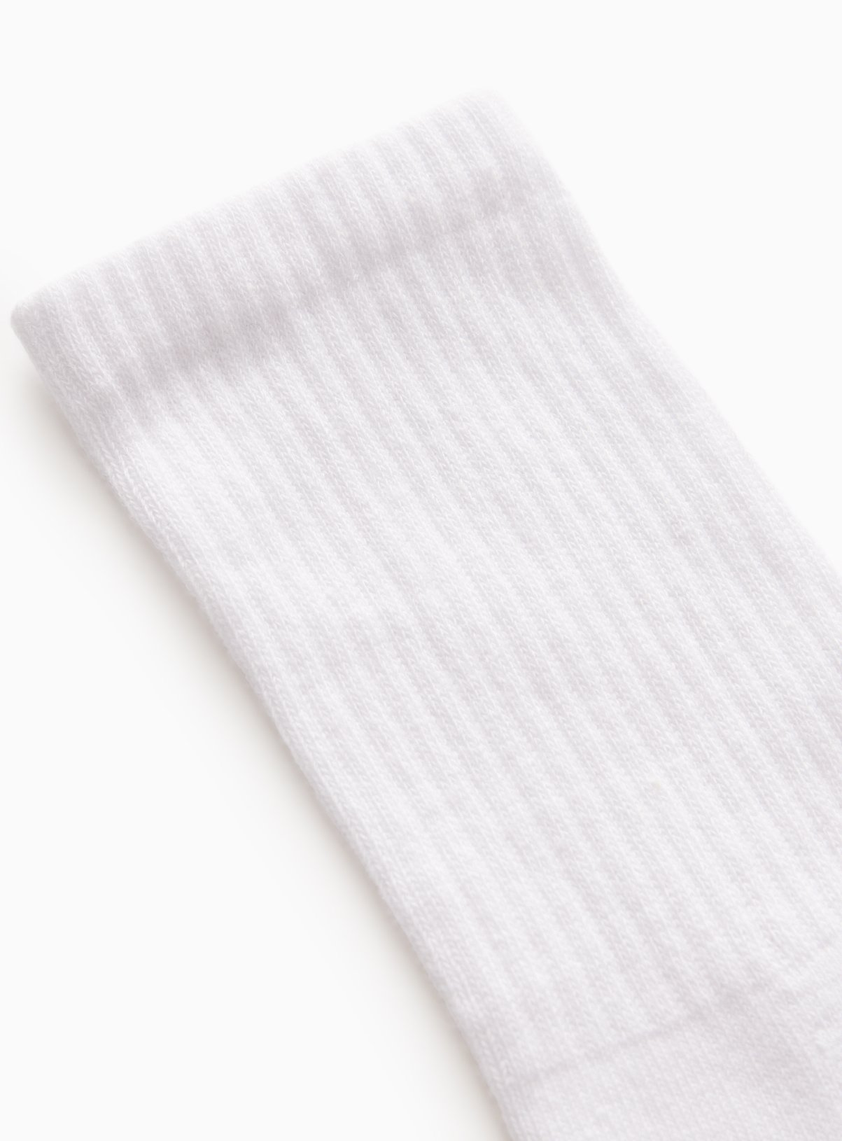 White Ribbed Sports Socks 4 Pack 4-8 - Image 2 thumbnail