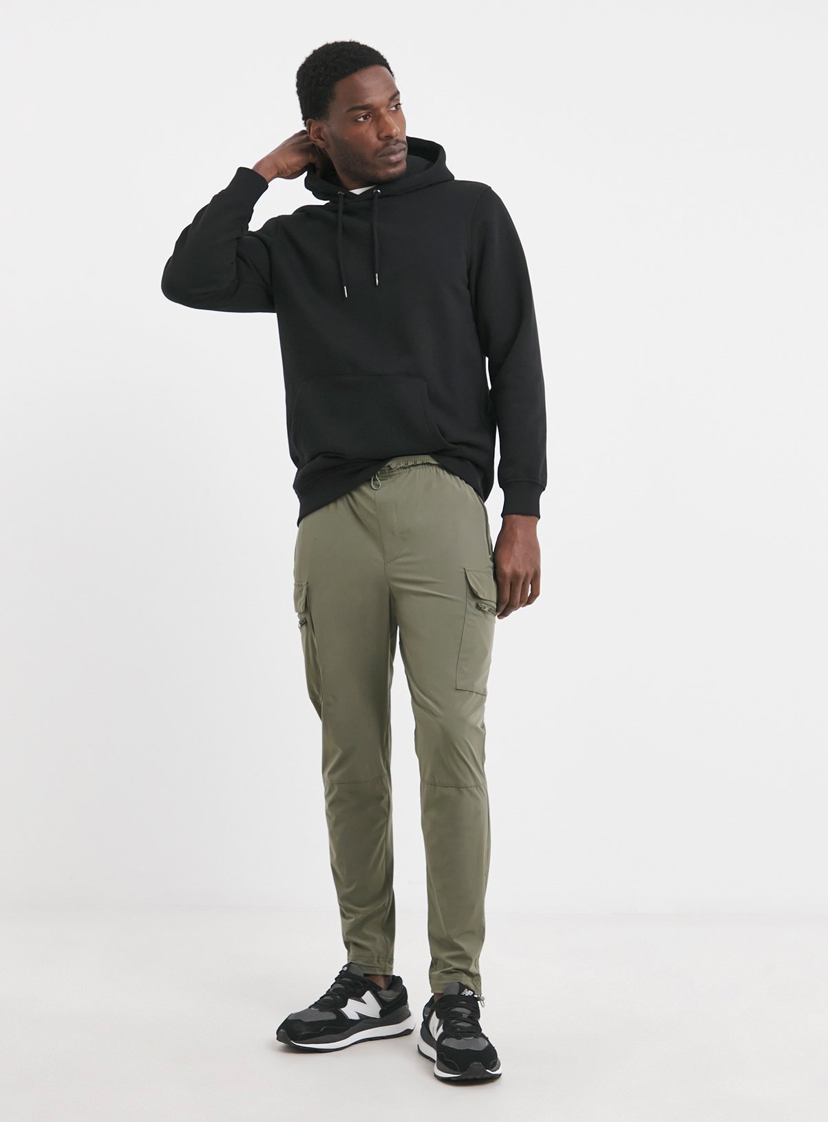 JACAMO Tech Tapered Fit Pocket Cargo Khaki 50/52 - Image 3 thumbnail