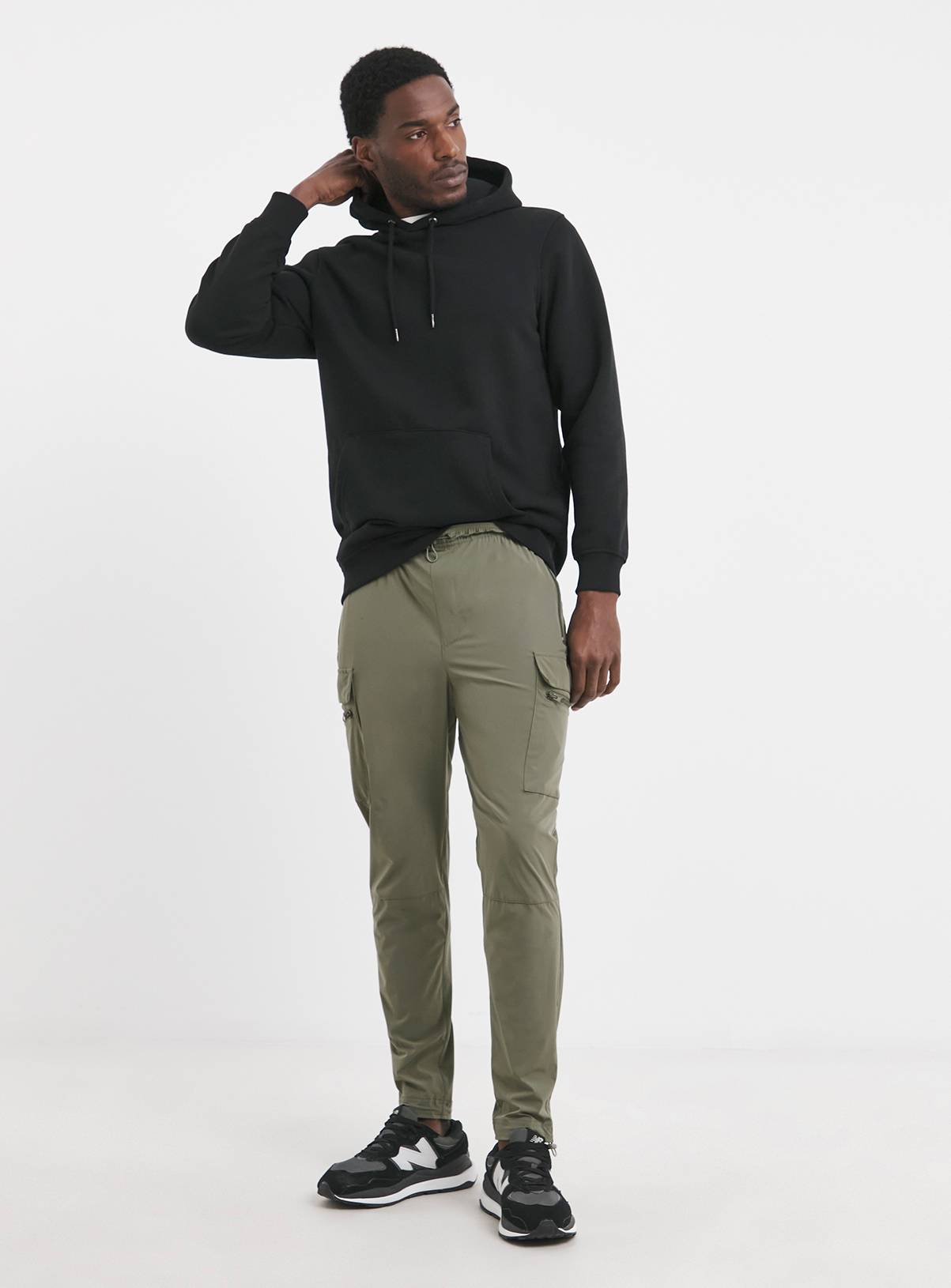 JACAMO Tech Tapered Fit Pocket Cargo Khaki 50/52 - Image 3