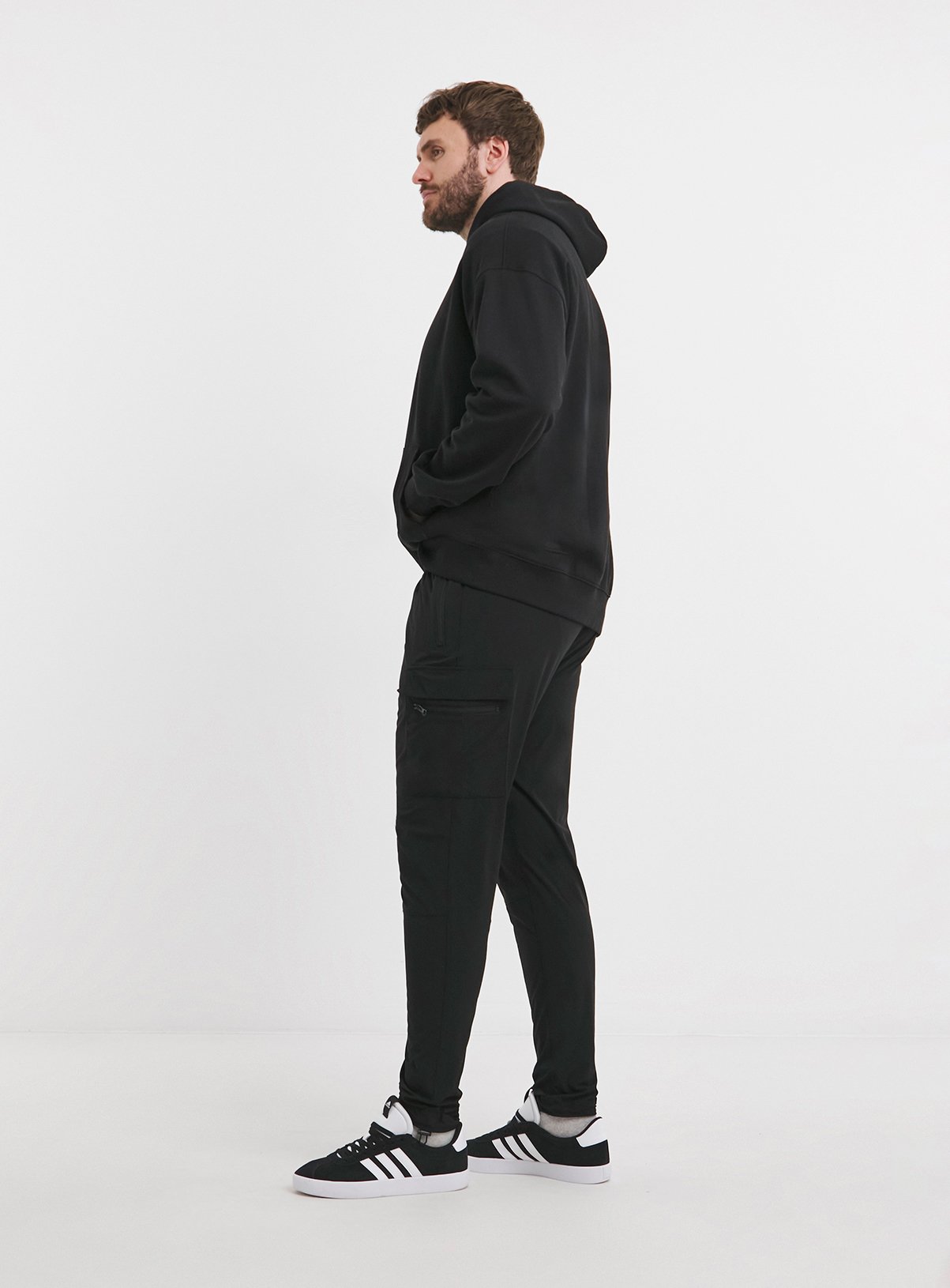 JACAMO Tech Tapered Fit Pocket Cargo Black 50/52 - Image 3 thumbnail