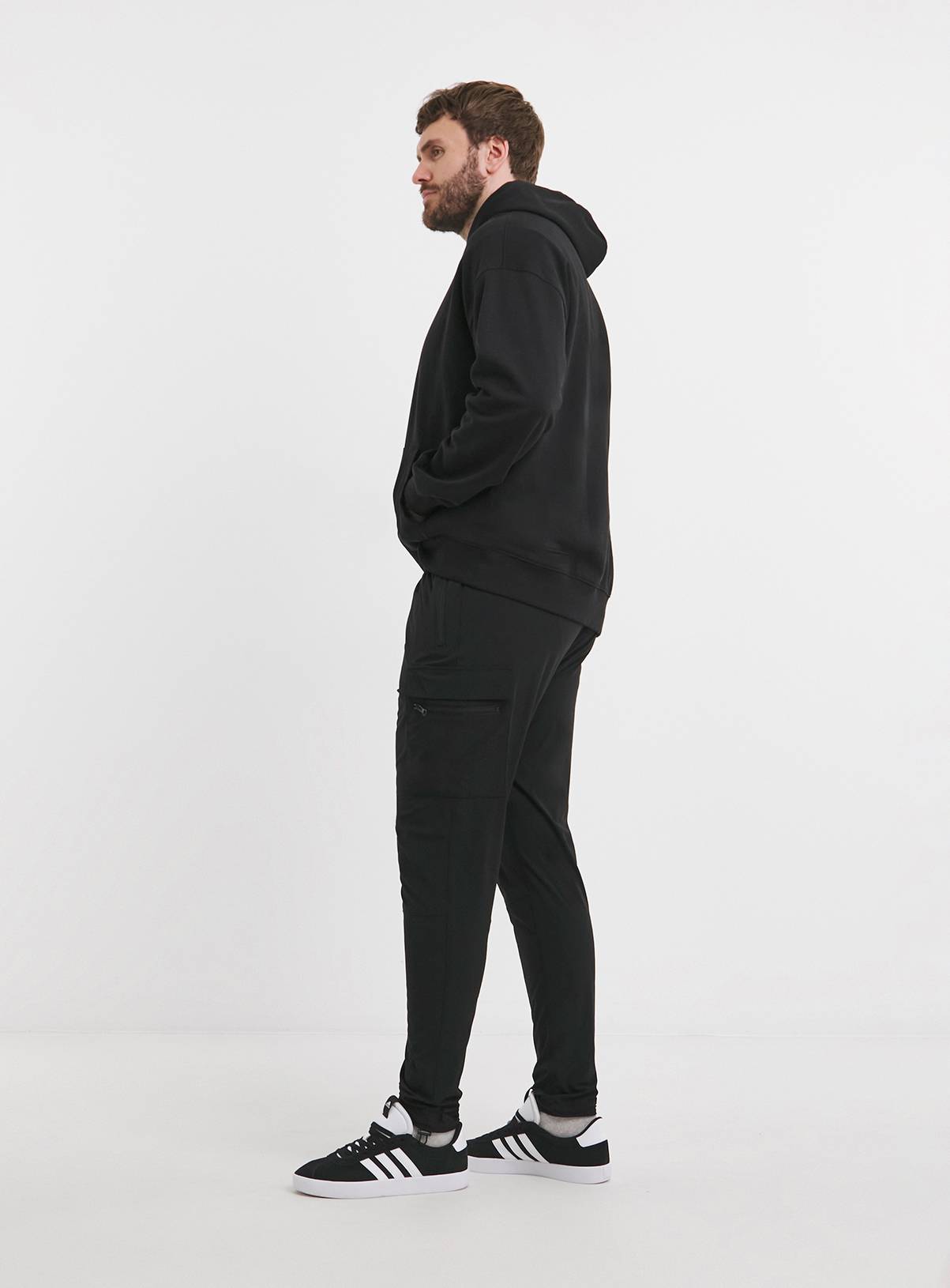 JACAMO Tech Tapered Fit Pocket Cargo Black 50/52 - Image 3