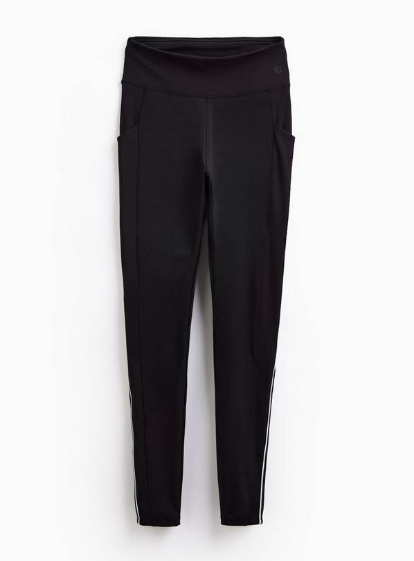 REAKTIV Black Piped Performance Legging M
