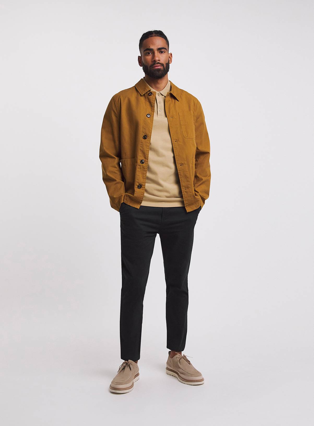 JACAMO Slim Stretch Chino Black 50R - Image 2