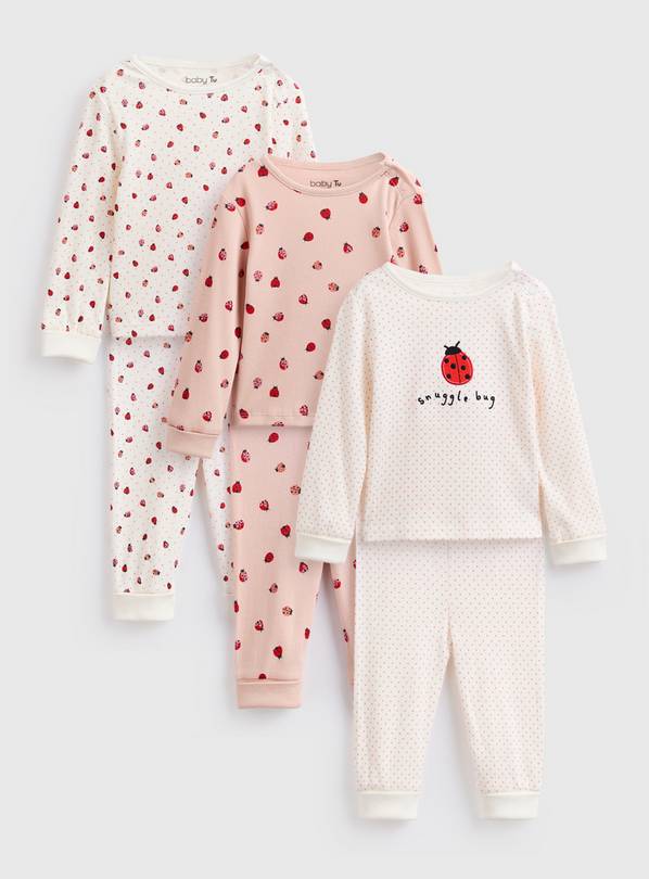 Ladybird Printed Pyjama 3 Pack 18-24 months