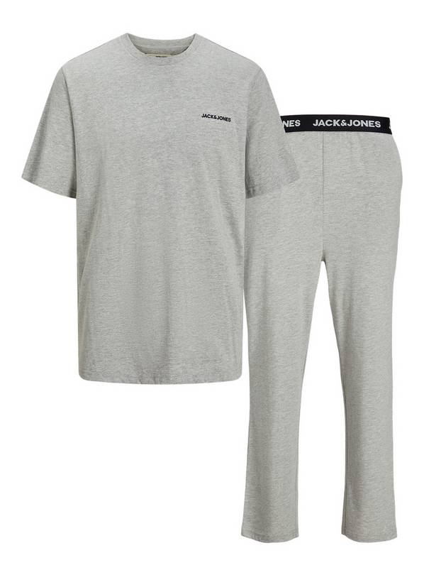 JACK & JONES JUNIOR Everest T-Shirt and Pant Loungewear Set Grey 10 years