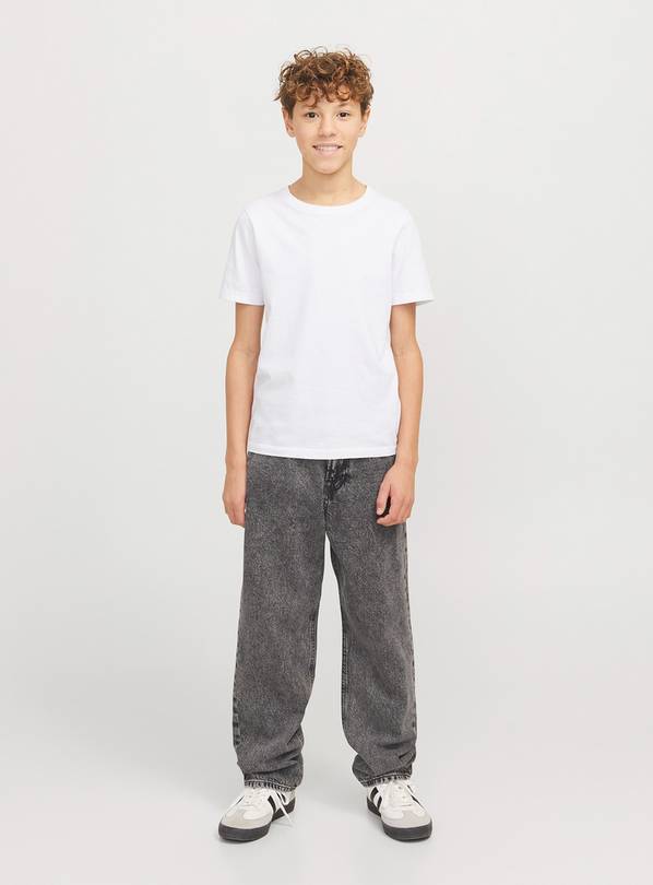JACK & JONES JUNIOR Chris Relaxed Fit Jeans Grey 13 years