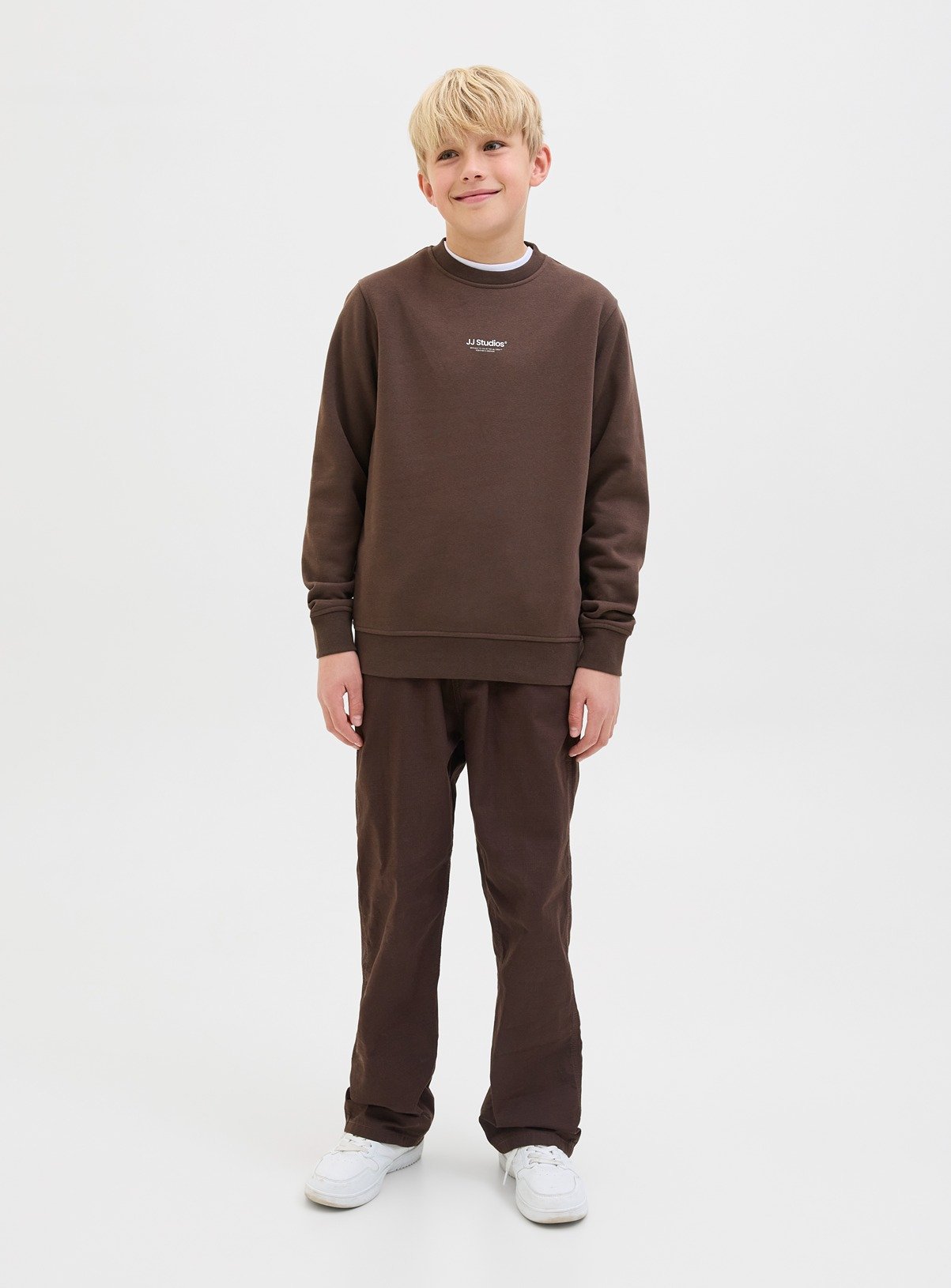 Brown Brown JACK & JONES JUNIOR Alex Andre Carpenter Trousers - Jack and Jones Junior by Sainsbury's