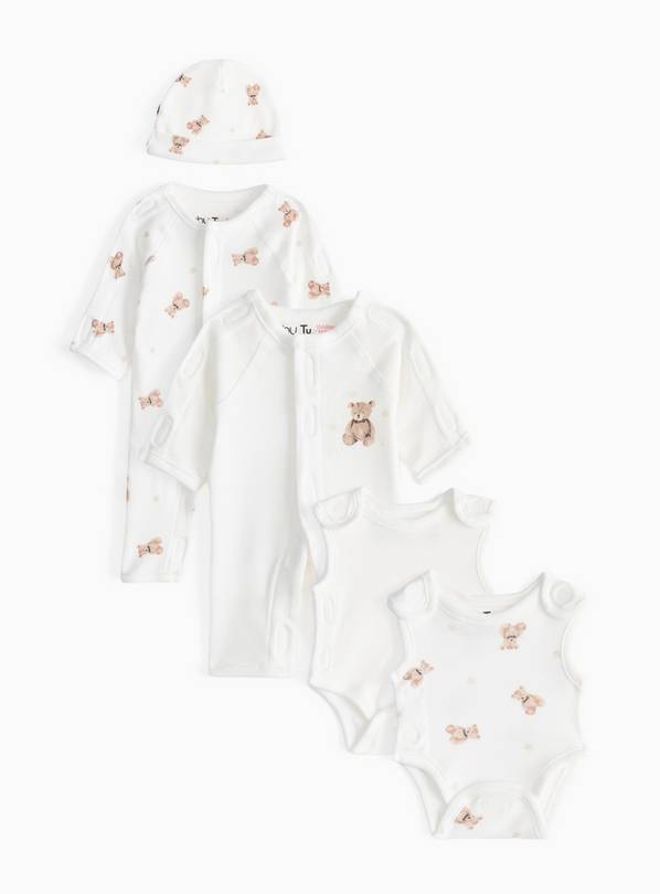 White Teddy Bear Printed 5-Piece Starter Set 3lbs - 1.4kg