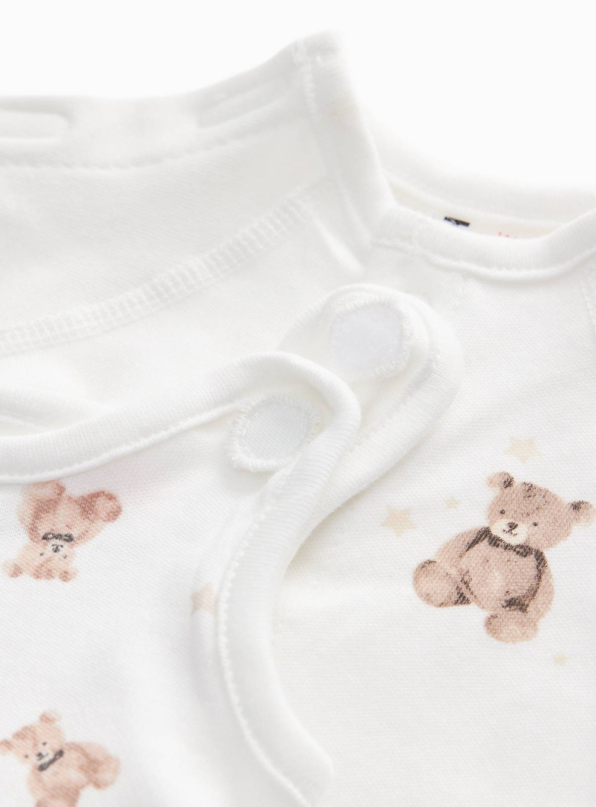 White Premature Baby Teddy Bear Printed 5-Piece Starter Set 3lbs - 1.4kg - Image 2