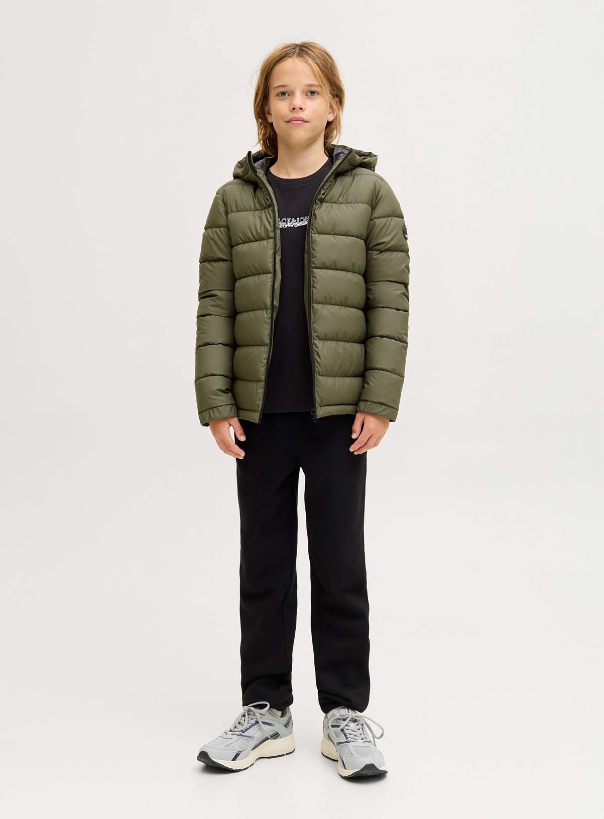 JACK & JONES JUNIOR Point PU Puffer Jacket 8 years - Image 2 thumbnail