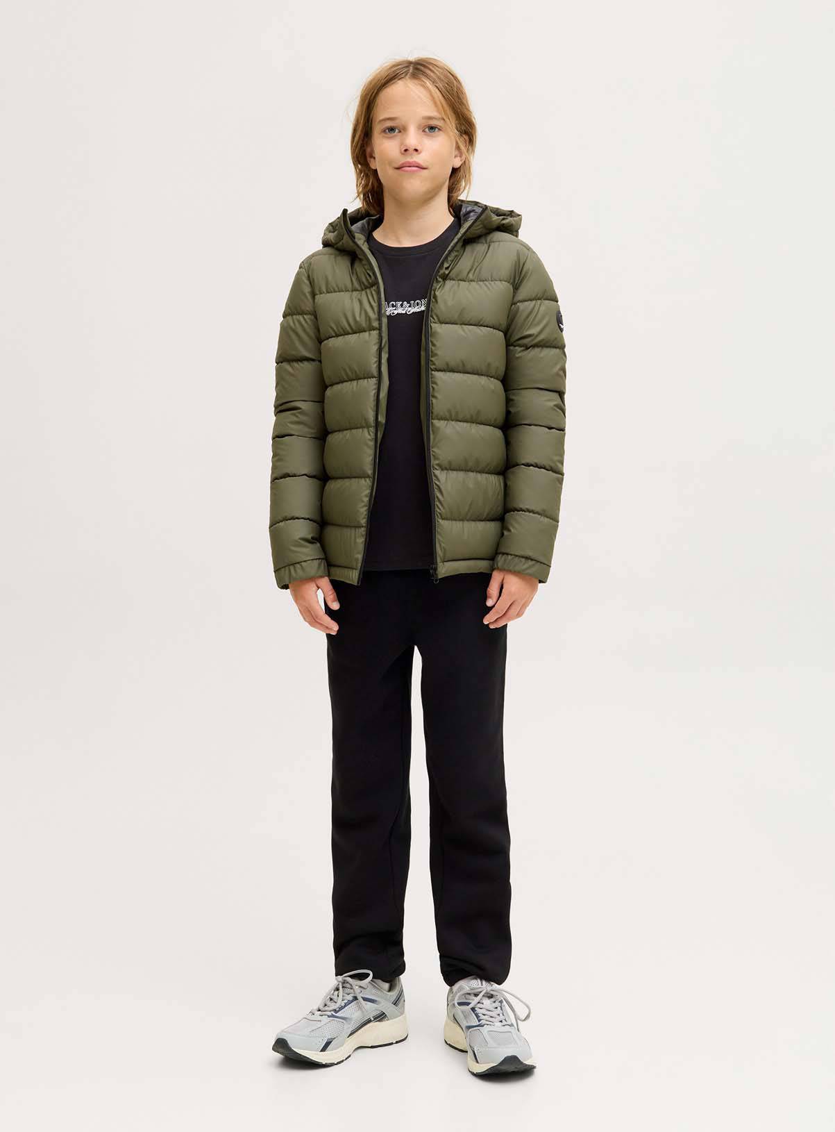 JACK & JONES JUNIOR Point PU Puffer Jacket 8 years - Image 2