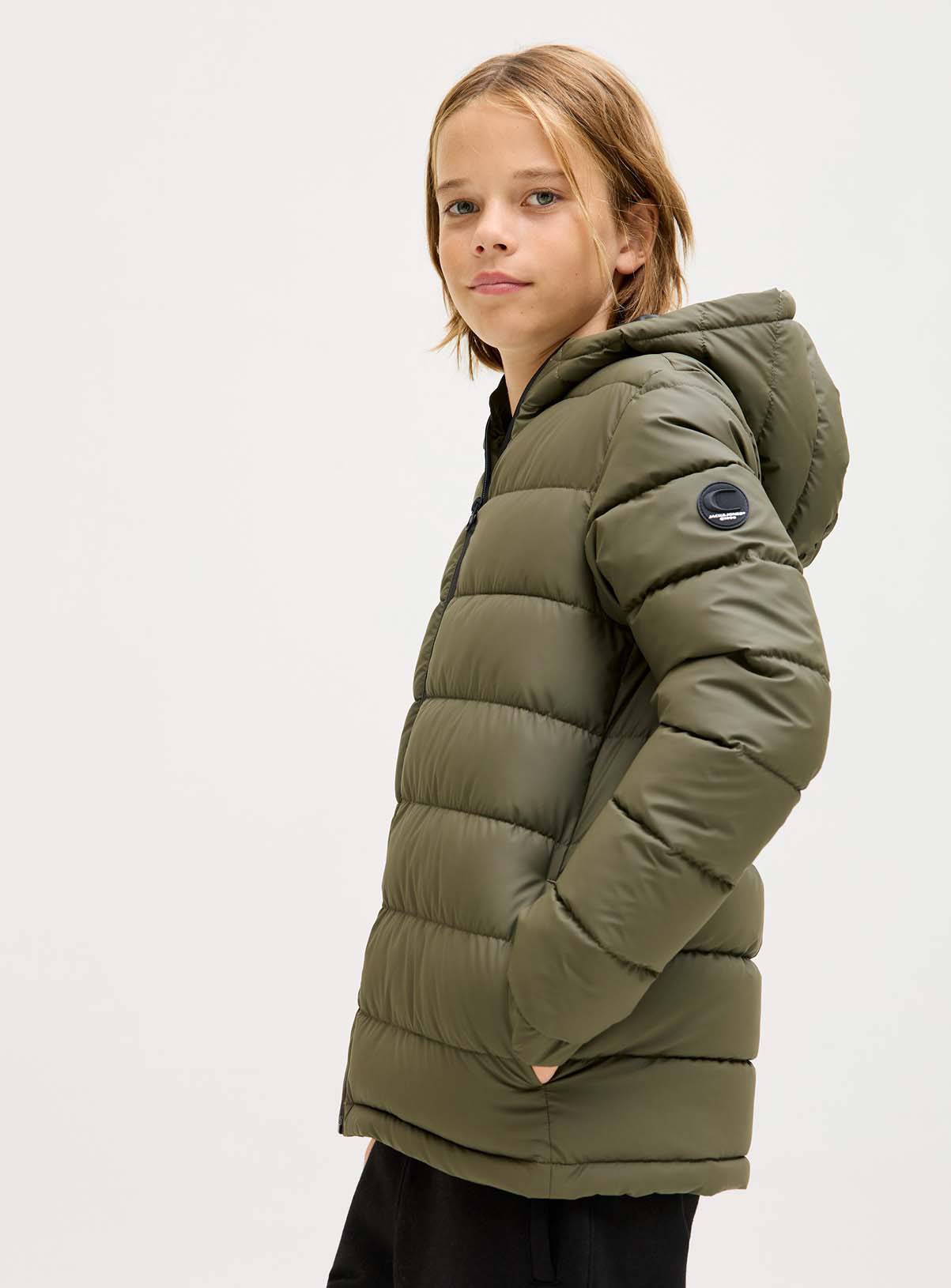 JACK & JONES JUNIOR Point PU Puffer Jacket 8 years - Image 6