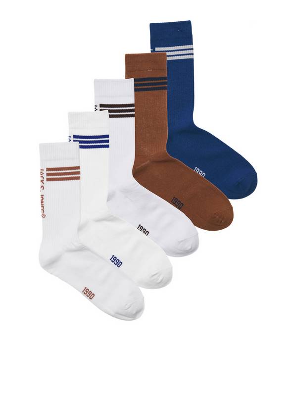 JACK & JONES JUNIOR Jace Tennis Socks 5 Pack Junior 38/43