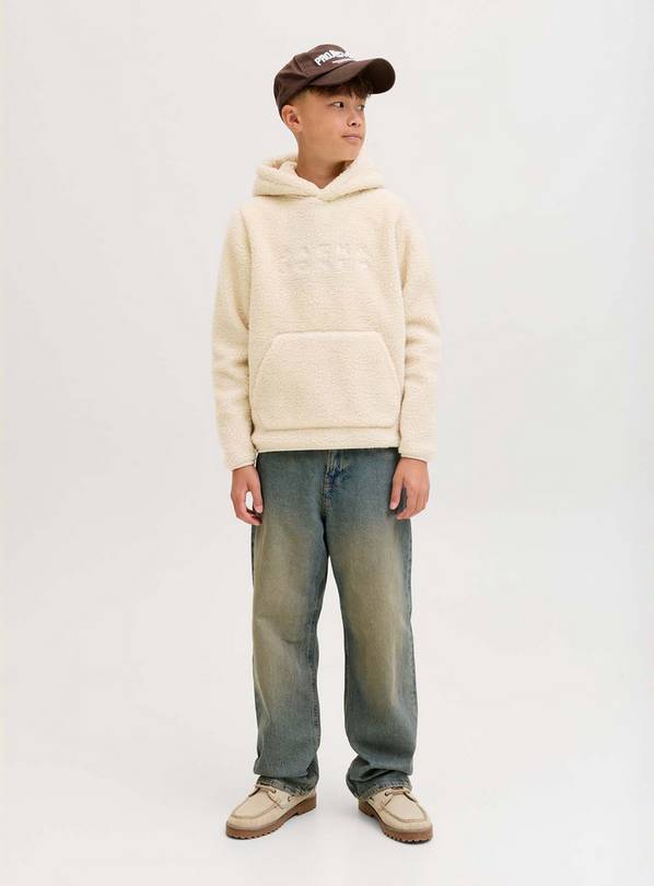 JACK & JONES JUNIOR Flare Teddy Sweat Hood 10 years